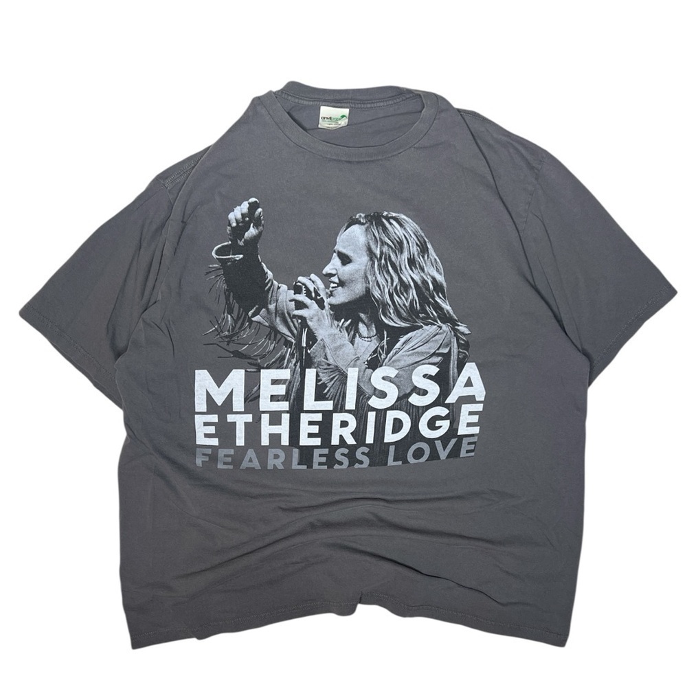 Melissa Etheridge Fearless Love Tour 2010 T Shirt 2X Concert Tee Vintage Rock